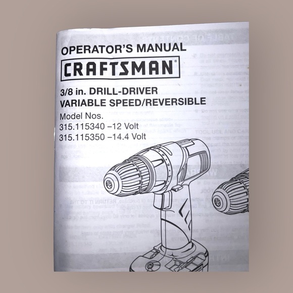 Craftsman Drill & Work Light Carrying Case Only - Picture 9 of 12